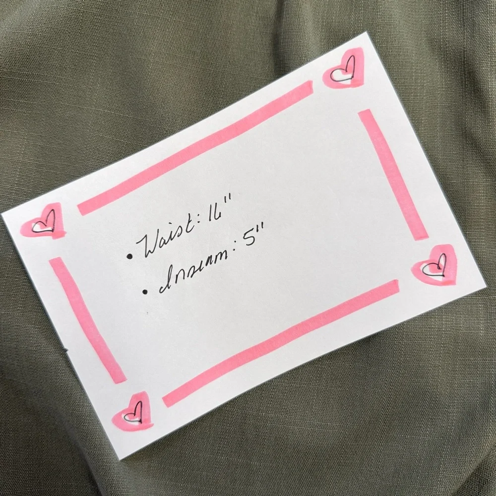 Adrianna Papell Olive Green Viscose Blend Flowy Shorts Size M - Picture 7 of 7